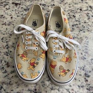 Limited Disney Winnie The Pooh Youth Vans Shoes